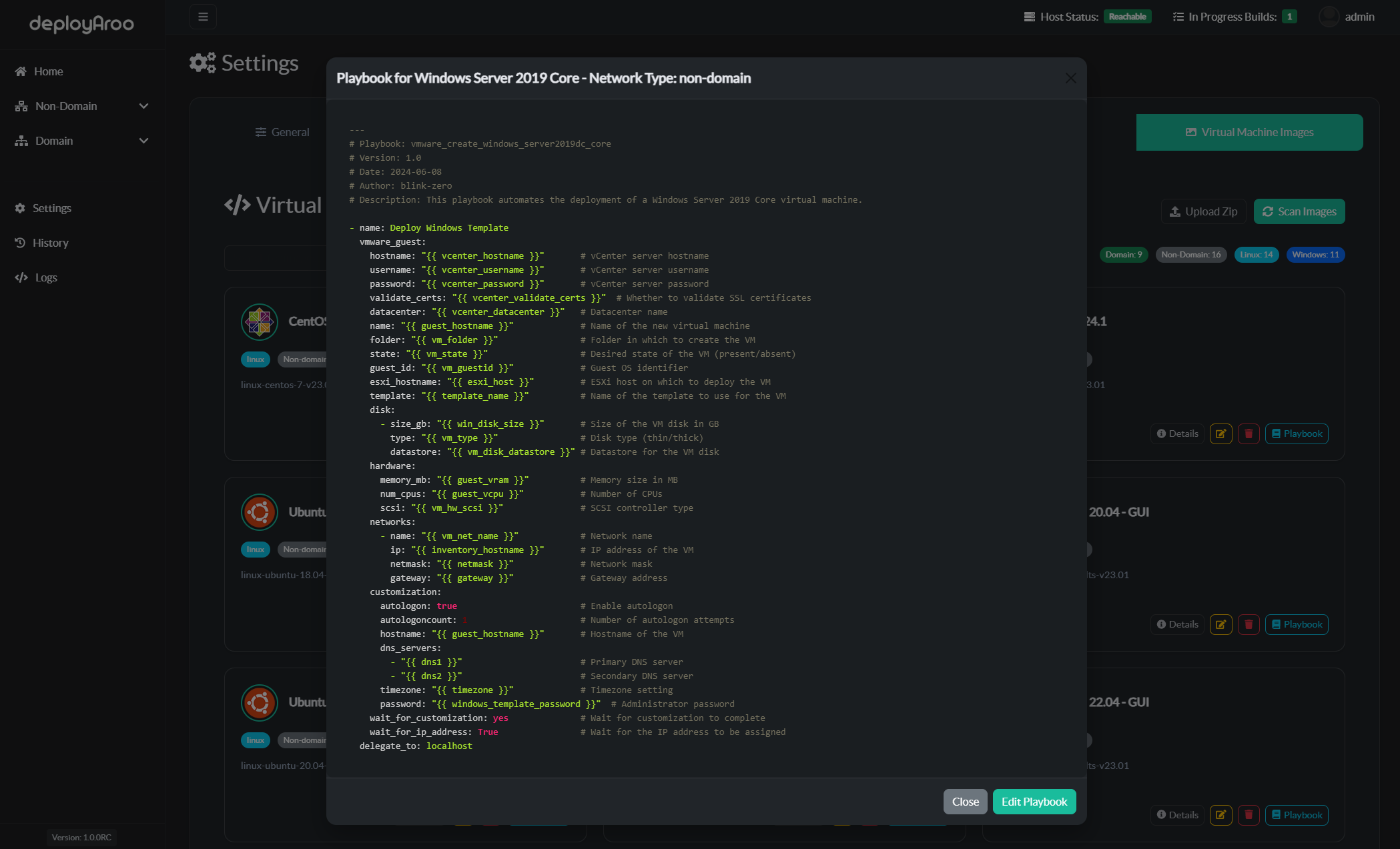 VM Image Management Playbook